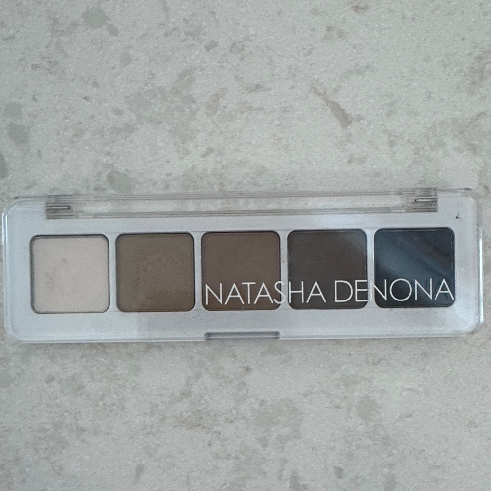 Natasha Denona Eyeshadow Palette - Cream, Brown, and Black